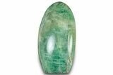 Free-Standing, Polished Green Fluorite - Madagascar #304781-1